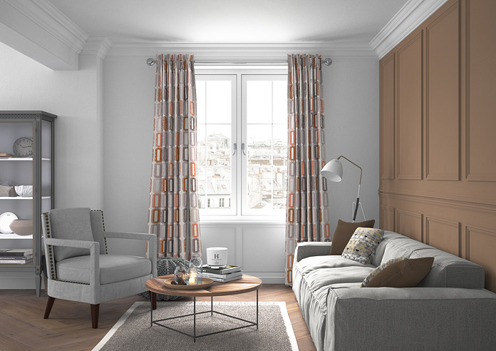 Soho, Terracotta - Made to Measure Curtains - Image 5